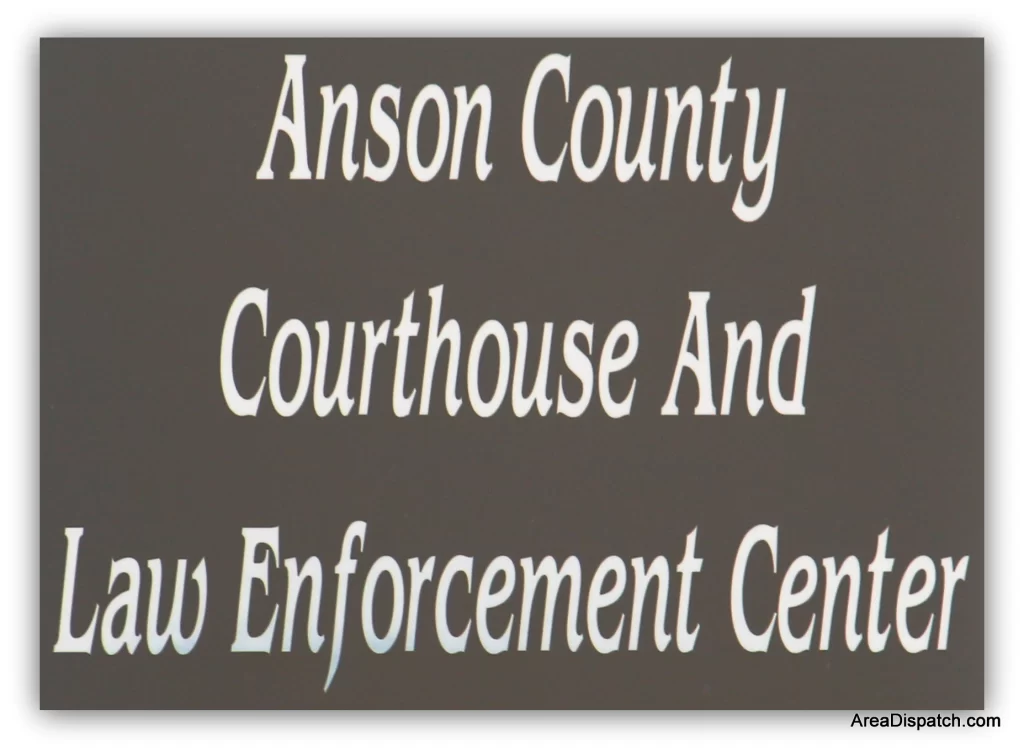 Anson County Courthouse And Law Enforcement Center Sign